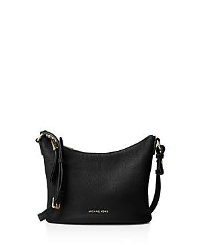 michael michael kors lupita medium messenger black|MICHAEL Michael Kors Lupita Medium Messenger .